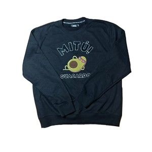 Mitú Guacardo Crewneck Sweater Black with Avocado Men’s size XXL 2X